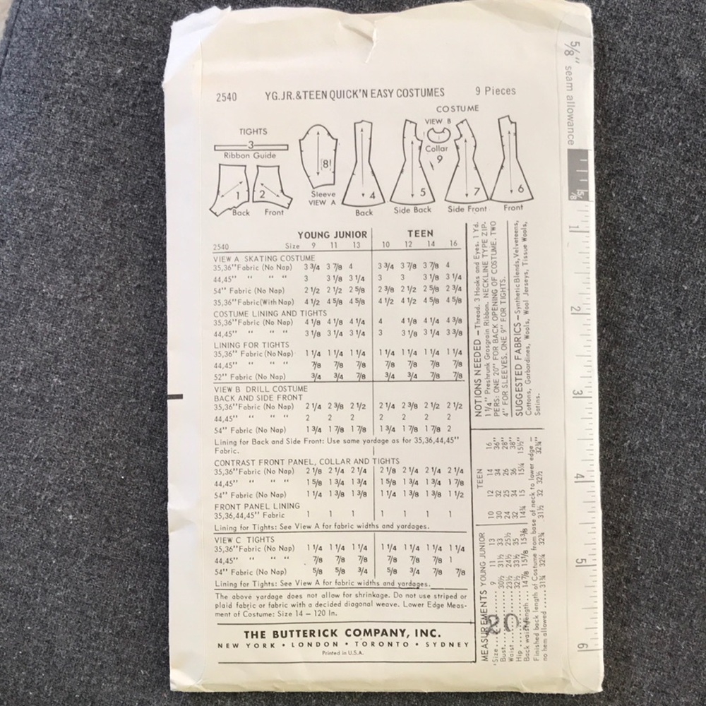 🪡Butterick 2540 pattern🪡 - Picture 2 of 3